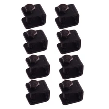 Mudflap Clamps Black U C Clamp Fitting Fixing Mud Flaps Universal Fit 8 Pack