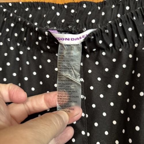 Allison Daley Black/White Capri Pants Sz14… Best Guess Waist Is 36-38 Unstretch - Picture 4 of 6