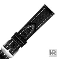 Hadley Roma Ms886 20mm Black Genuine Leather Contrast Mens Watch Strap on sale Hadley Roma Ms886 20mm Black Genuine Leather Contrast Mens Watch Strap on sale