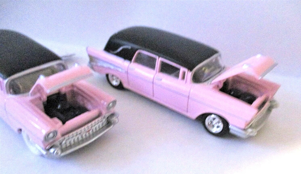 1957 Chevy Chevrolet Hearse Weathered 1:64 Scale Diorama CHASE! - Image 3 of 4