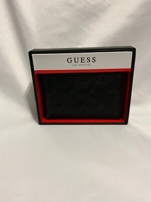GUESS Wallet, RFID Protection! Black Leather - - - - BRAND NEW - - - -