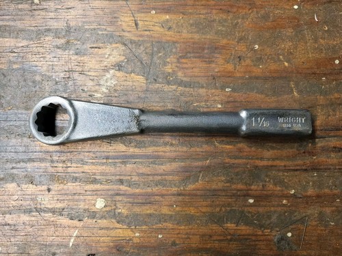 WRIGHT 1834 1-1/16 STRAIGHT HAMMER WRENCH USA 🇺🇲 STRIKING KNOCKER 1-1/16"