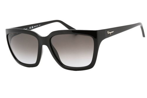 Salvatore Ferragamo Sunglasses SF1012S 001 Black Gray  display picture 1