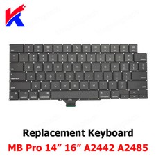 New Replacement Keyboard Macbook Pro 14" 16" M1 A2442 A2485 Keyboard2021 Year