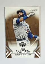 2012 Topps Triple Threads Jose Bautista Sepia Toronto Blue Jays #45 /625