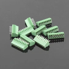 50PCS 8 poles/8 Pin 2.54mm 0.1'' PCB Universal Screw Terminal Block Connector
