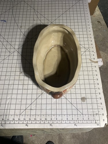 Composizione floreale decorativa in ceramica vintage B393 - Foto 2 di 6
