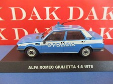 Die cast 1/43 Modellino Auto Polizia Police Alfa Romeo Giulietta 1.6 1978
