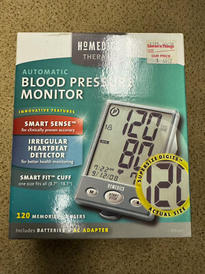 New Homedics BPA-200 Automatic Blood Pressure Monitor (2 Users, 120 memories)