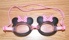 The Disney Store D10515Q30035 Minnie Mouse Pink Bow Swimming Goggles  READ 