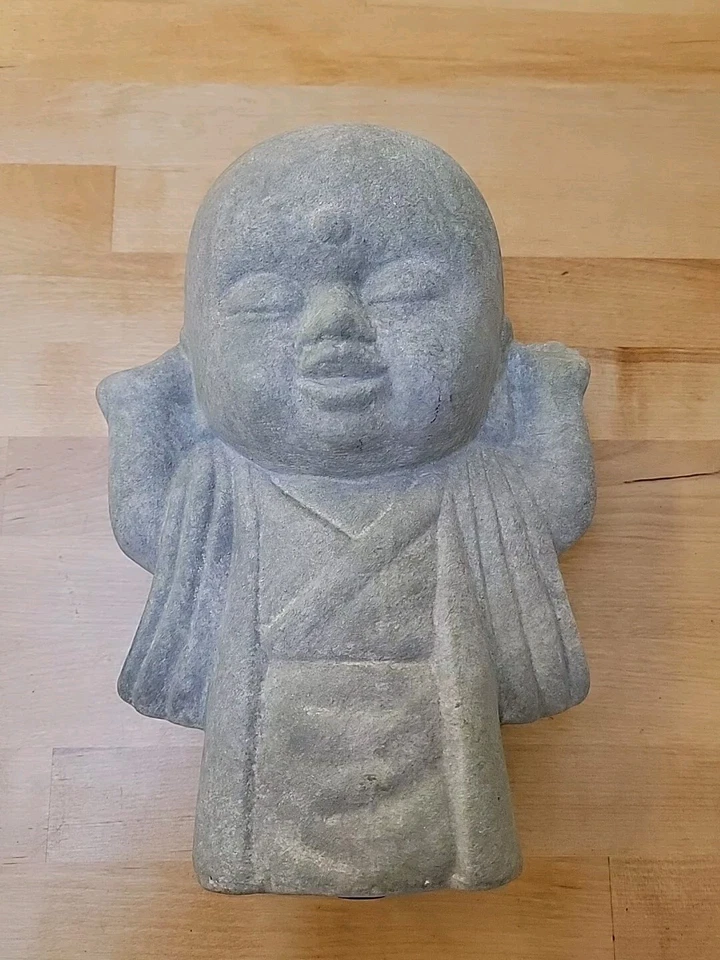 Estátua do bebê Buda monge 9,5 polegadas de altura - Imagem 3 de 4