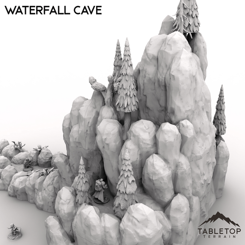 Waterfall Cave - Fantasy DND Dungeons and Dragons - Picture 2 of 10