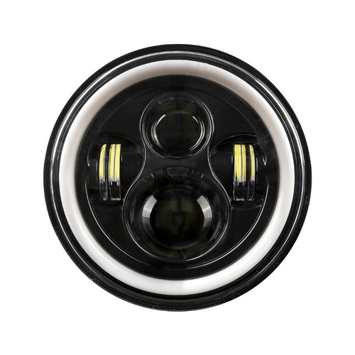 1PCS 7" in Motorcycle Headlight LED Turn Signal Light For Harley Cafe Racer - Picture 12 of 12