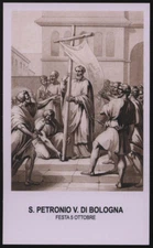 santino-holy card S.PETRONIO V. DI BOLOGNA