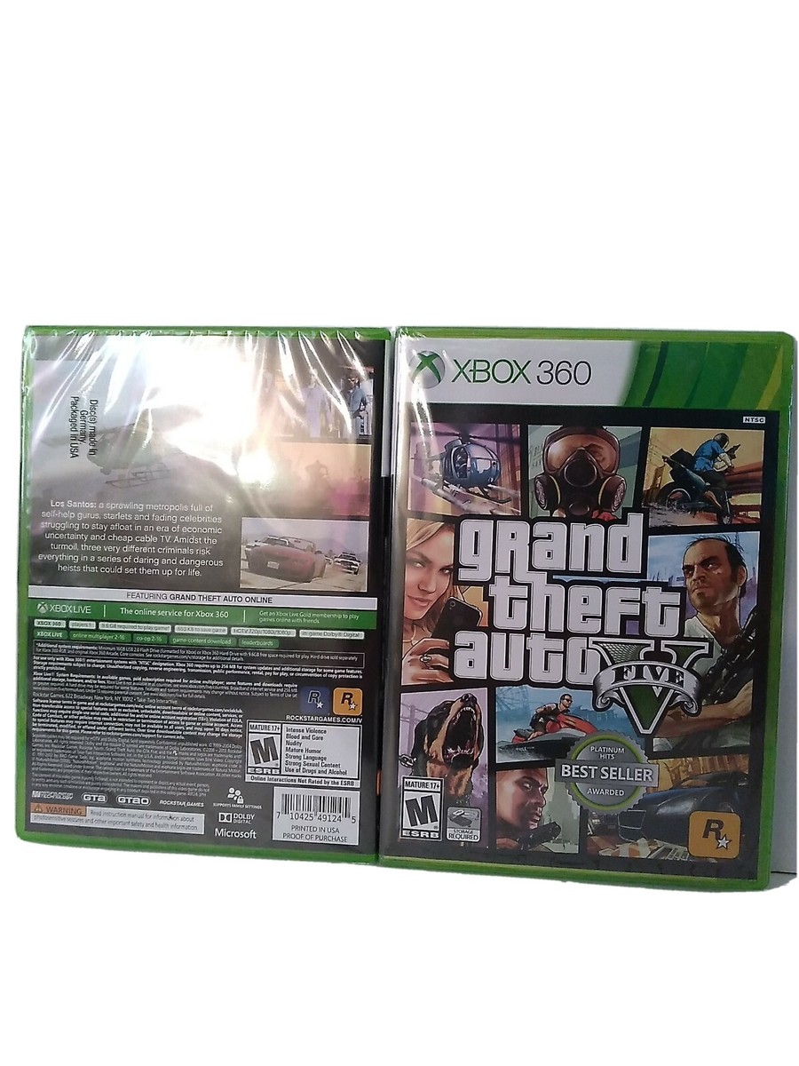 NEW* Grand Theft Auto V [GTA 5] (Xbox 360) Rockstar Games