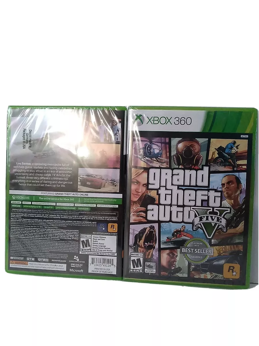 Game gta v xbox 360 rockstar