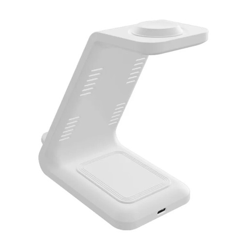 3 in 1 Wireless Charger Fast Charging Station For Apple Watch iPhone 15 14 13 12 - Photo 15 sur 23