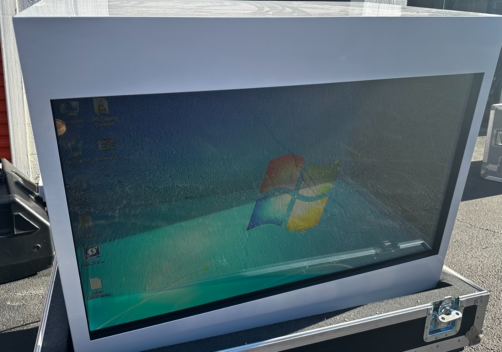 43" Planar OLED Lookthru Transparent Touch Screen Advertising Screen Display