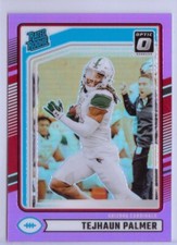 2024 Donruss Optic Pink Rated Rookies Preview #384 Tejhaun Palmer RC - Cardinal