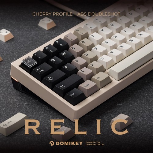 DOMIKEY RELIC CHERRY PROFILE ABS DOUBLESHOT KEYCAPS FOR MECHANICAL KEYBOARD - Picture 3 of 7