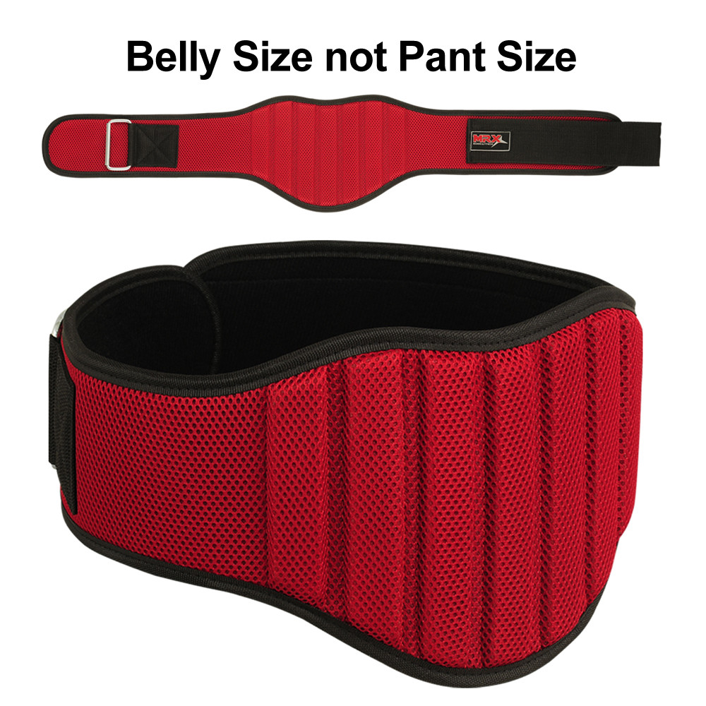 Weight Lifting Belt 8" Wide Gym Lumber Back Support Belts Workout Men