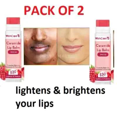2X WishCare Tinted Ceramide Lip Balm For lip Lightening & Protection 5gm