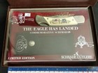 Schrade USA LTD The Eagle Has Landed Scrimshaw lockback knife, composite handles