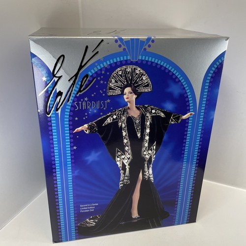 Erte Stardust Barbie Porcelain Limited Edition 2nd In Series 14109 New In Box - Picture 7 of 12