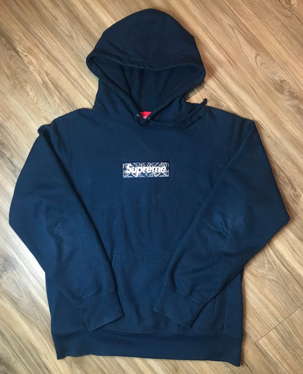 Supreme Bandana Box Logo Hooded Sweatshirt