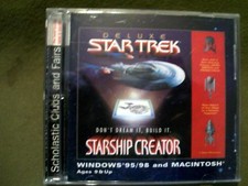 Deluxe Star Trek Starship Creator 2 CD-ROM Ages 9 Up Macintosh/Windows 95/98