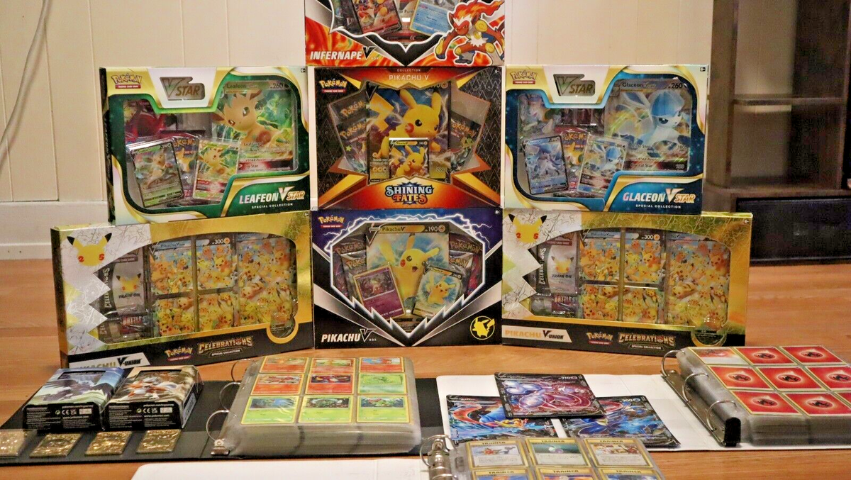 unopened original pokemon cards Amazon.com: Pokemon TCG: Authentic Factory Sealed Booster Pack (Includes  Mystery Card Bundle - V/VMAX 1 in 3