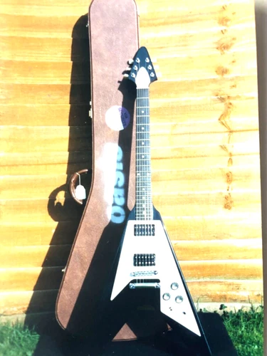 Oaisis Noel Gallaghers Gibson Flying V 7X5 unpublished Photo 1994 Guitar Bought