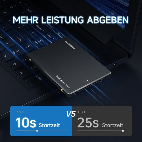 256GB SATA SSD 2,5 Zoll Interne Festplatte mit 550MBs Lesen und 500MBs Schreiben - Bild 5 von 9