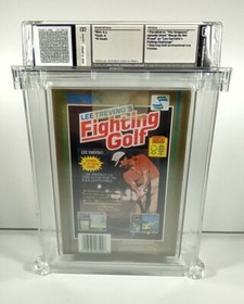 Lee Trevino's Fighting Golf Nintendo NES Factory Sealed WATA Grade 9.4 A Mint