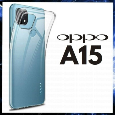 COVER TRASPARENTE PER OPPO A15 CUSTODIA MORBIDA SILICONE TPU ULTRA