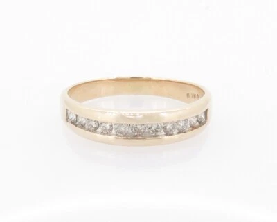 .A 0.50cttw Brilliant Cut Diamond 14K Yellow Gold Gentlemans Ring SizeZ Val$2680 - image 1 of 4