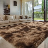 Large Shaggy Rugs Anti Slip Soft Fluffy Rug Living Room Bedroom Thick Carpet Mat
