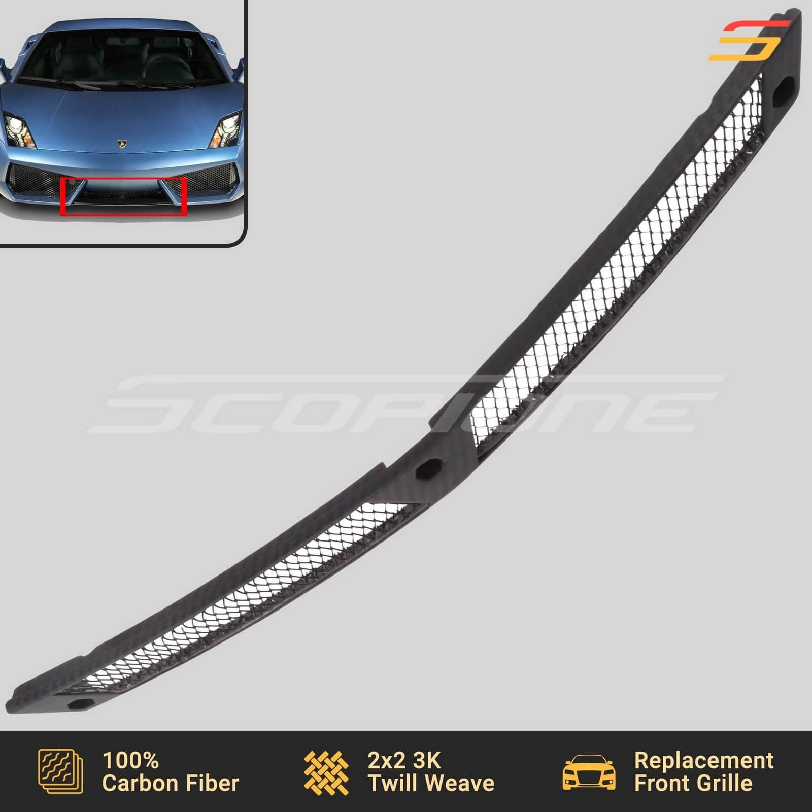 Lamborghini Gallardo Front Bumper grille