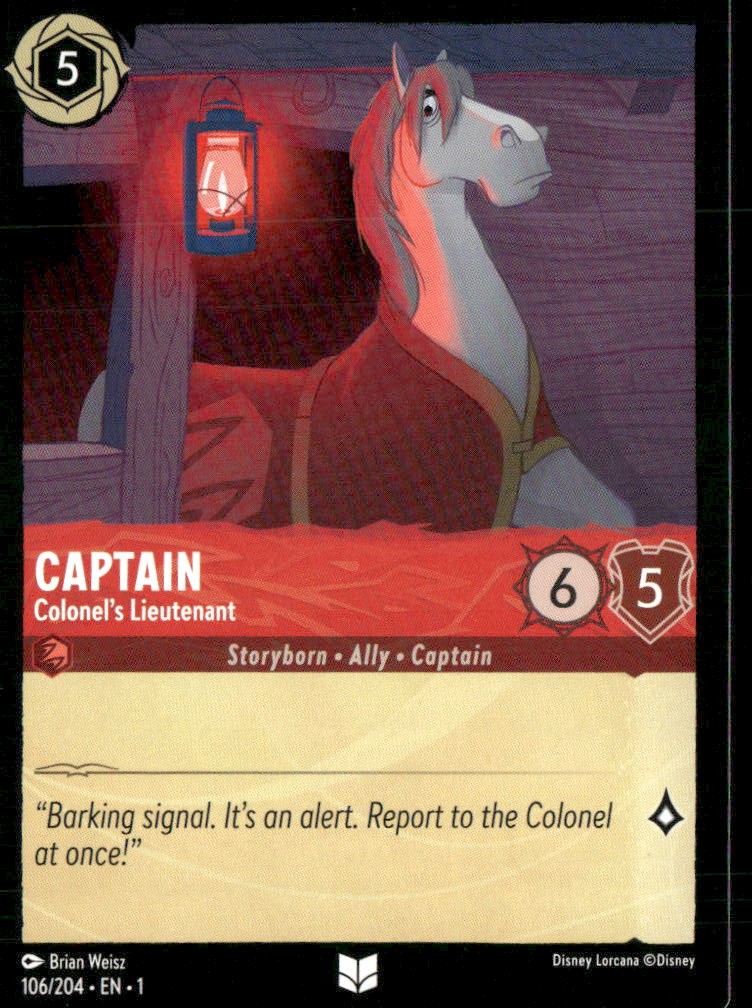 The First Chapter #106/204 Captain