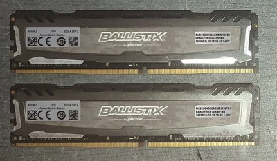 Crucial Balistix Sport LT 32GB Kit 2x16GB DDR4 3200@3800 - CL 16-18-18-36