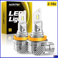 AUXITO 2-10x H8/H9/H11 LED Headlight Globes Bulb 6000K White Lamp Direct Install