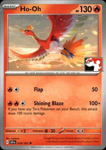 Ho-Oh 019/191 Surging Sparks Prize Pack Non-Holo