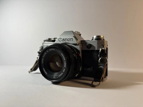 CANON AT-1 SLR 35mm Film Camera with 50mm f/1.8 Canon FD Canon
