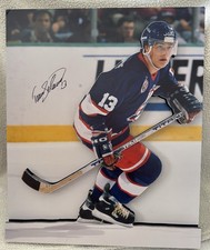 Temmu Selanne Photo Poster Autographed