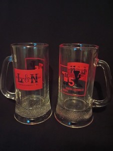 Set Of 2 L&N Railroad 75th Anniversary Mugs