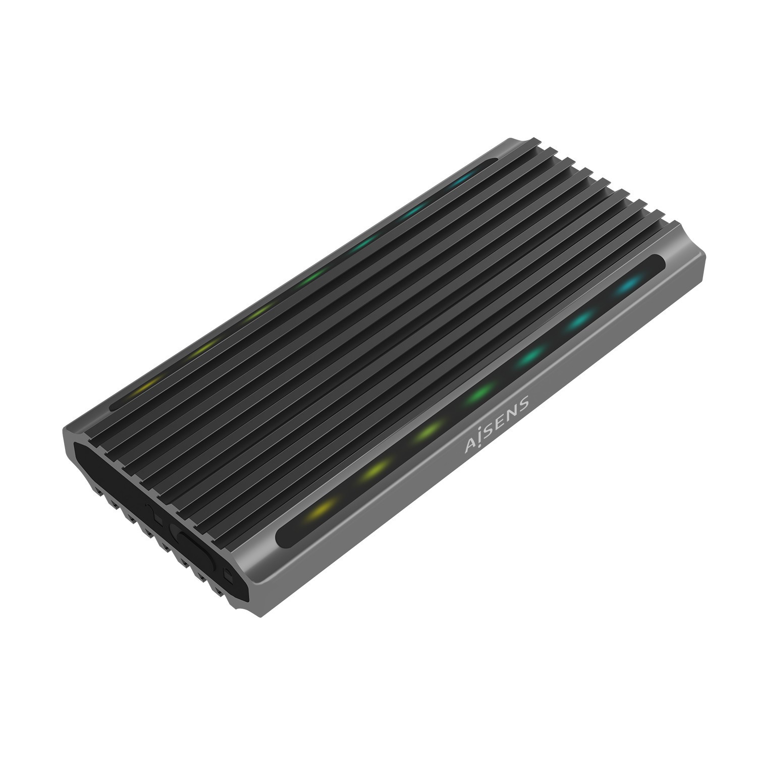 AISENS ASM2-RGB011GR contenitore di unità di archiviazione Box esterno SSD Grigi