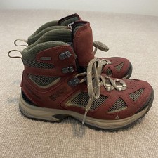 Vasque Boots Womens Size 9.5 Red Nubuck Gore-...