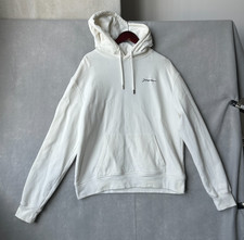 Jacquemus Le Sweatshirt Brod  Hoodie White Embroidered Logo Mens XL