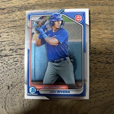 2024 Bowman - Chrome Prospects Josh Rivera #BCP-115 1st Bowman RC