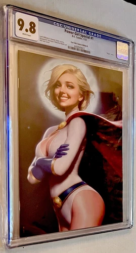 POWER GIRL SPECIAL #1 CGC 9.8 WILL JACK SMILING VIRGIN VARIANT-B ACTION COMICS